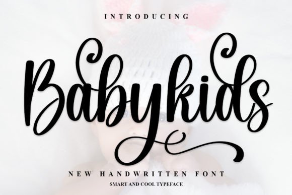 Babykids: A Stylish Handwritten Font for Editorial Design