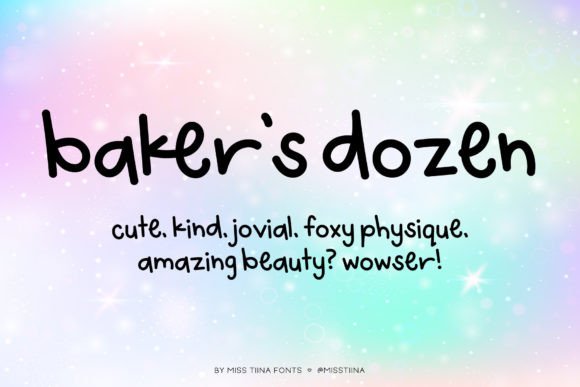 Baker’s Dozen: A Playful Display Font That Delivers Campaign Charm