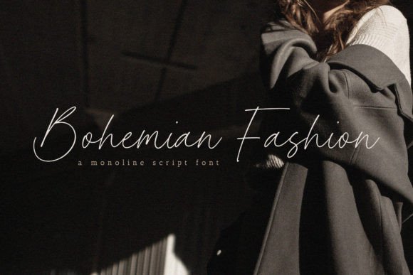 Bohemian Fashion: A Handwritten Script Font for Digital Charm