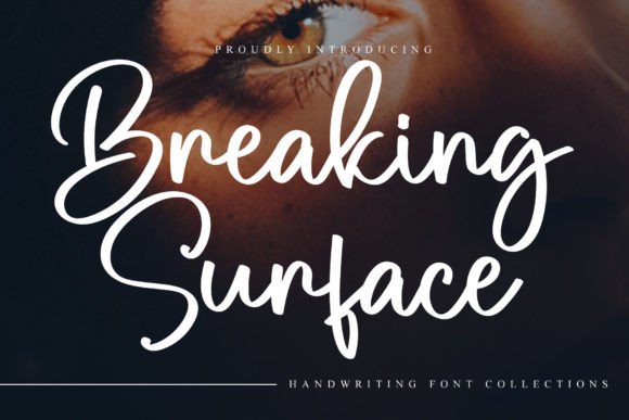 Breaking Surface: A Handwritten Font That Breathes With Your Words