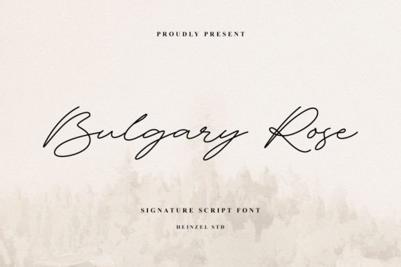 Bulgary Rose: A Refined Script Font for Thoughtful Branding