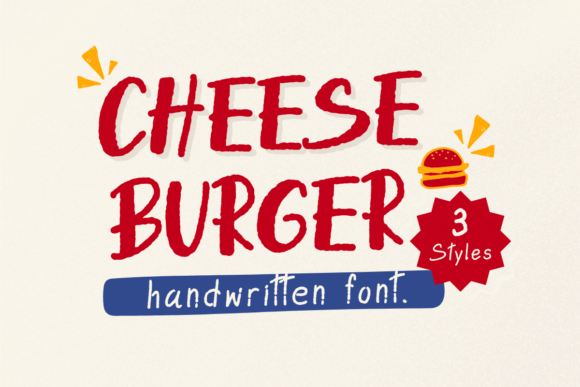 Cheese Burger Font: A Playful Display Typeface for Editorial Charm