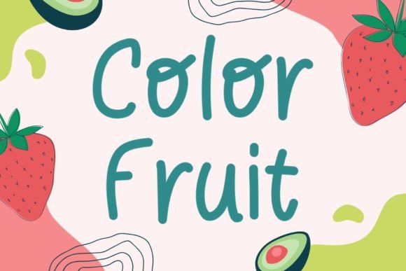 Color Fruit Font: Juicy, Playful Typography for Handmade Creators