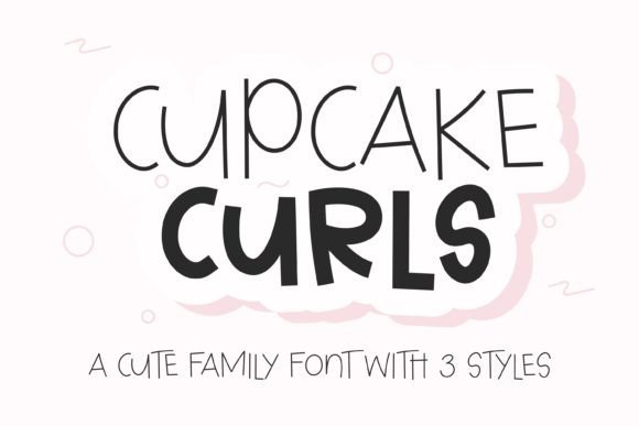 Cupcake Curls: A Handwritten Font That Feels Like a Warm Invitation