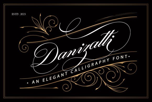 Danizatti: A Premium Script Font for Trusted, Timeless Branding
