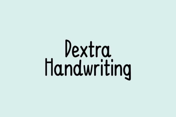 Dextra: A Friendly Handwritten Font for Warm Brand Identities