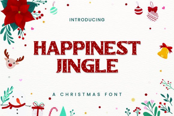 Happinest Jingle: A Warm, Star-Studded Script Font for Editorial Moments