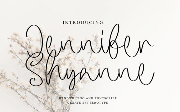 Jennifer Shyanne: A Thoughtful Script Font for Editorial Moments