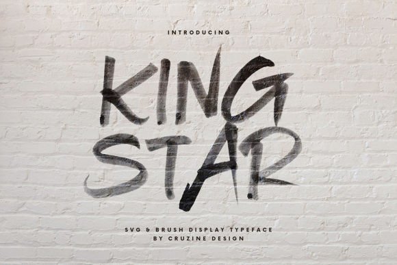 King Star: A Bold Script Font That Commands Attention