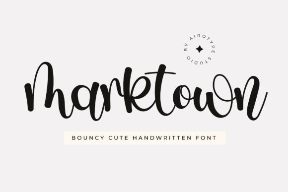 Marktown: A Playful Handwritten Font for Makers