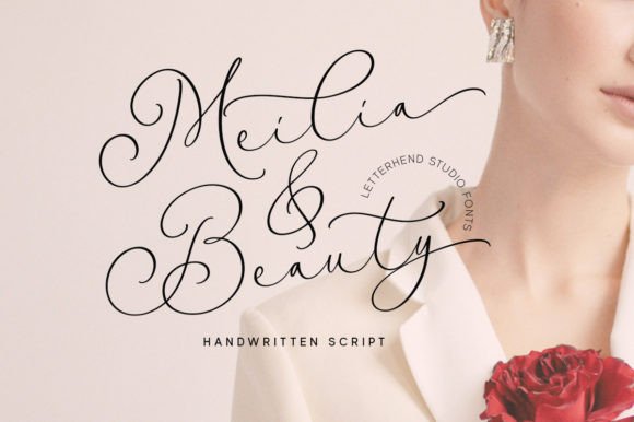 Meilia Beauty: A Feminine Script Font for Polished Digital Branding