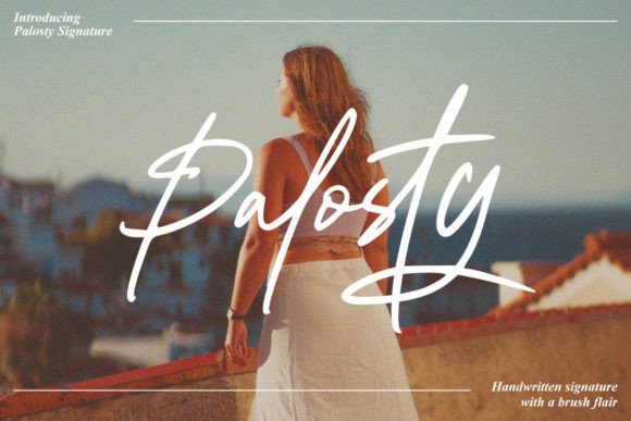 Palosty: A Graceful Script Font for Digital Branding