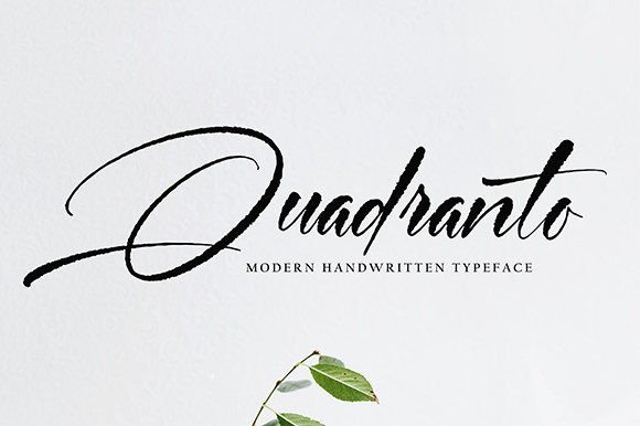 Quadranto: A Premium Script Font That Elevates Your Brand