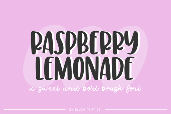 Raspberry Lemonade: A Playful Script Font for Digital Branding