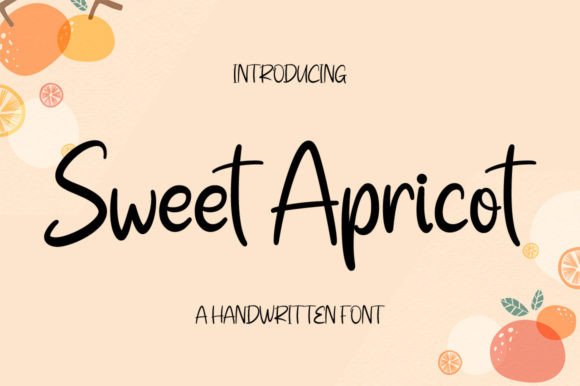 Sweet Apricot: A Handwritten Font That Breathes Warmth Into Editorial Design