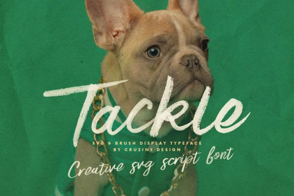 Tackle: A Bold Brush Script Font for Real Branding Work