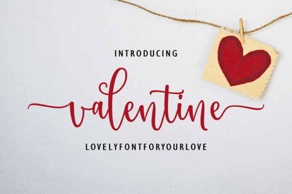 Valentine Love: A Modern Calligraphy Typeface for Warm, Authentic Branding